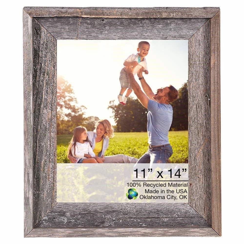 11X14 Natural Weathered Grey Picture Frame - Montana Home & Kitchen Co.