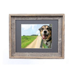 11X14 Rustic Cinder Picture Frame With Plexiglass Holder - Montana Home & Kitchen Co.