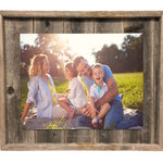 11X14 Weathered Grey Picture Frame With Plexiglass Holder - Montana Home & Kitchen Co.