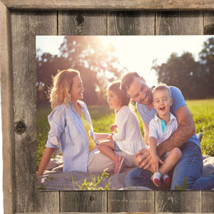 11X14 Weathered Grey Picture Frame With Plexiglass Holder - Montana Home & Kitchen Co.