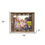 11X14 Weathered Grey Picture Frame With Plexiglass Holder - Montana Home & Kitchen Co.