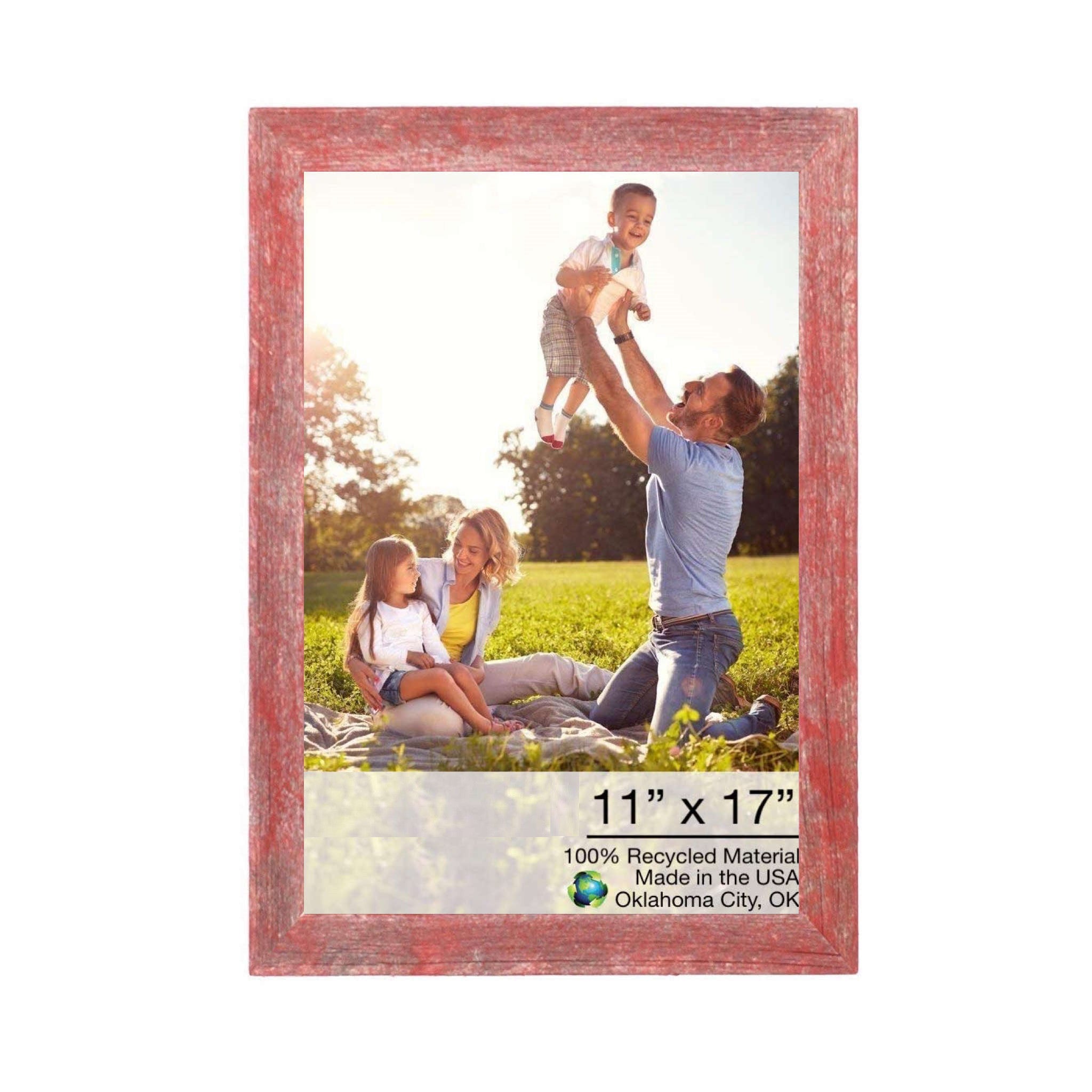 11X17 Rustic Red Picture Frame - Montana Home & Kitchen Co.