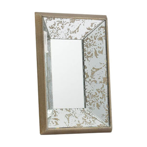 12" Silver Metal Framed Accent Mirror - Montana Home & Kitchen Co.