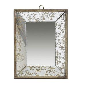 12" Silver Metal Framed Accent Mirror - Montana Home & Kitchen Co.