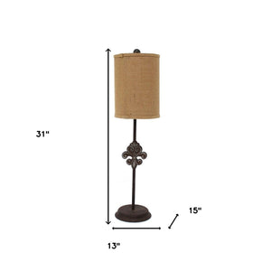 13 X 15 X 31 Bronze Traditional - Table Lamp - Montana Home & Kitchen Co.