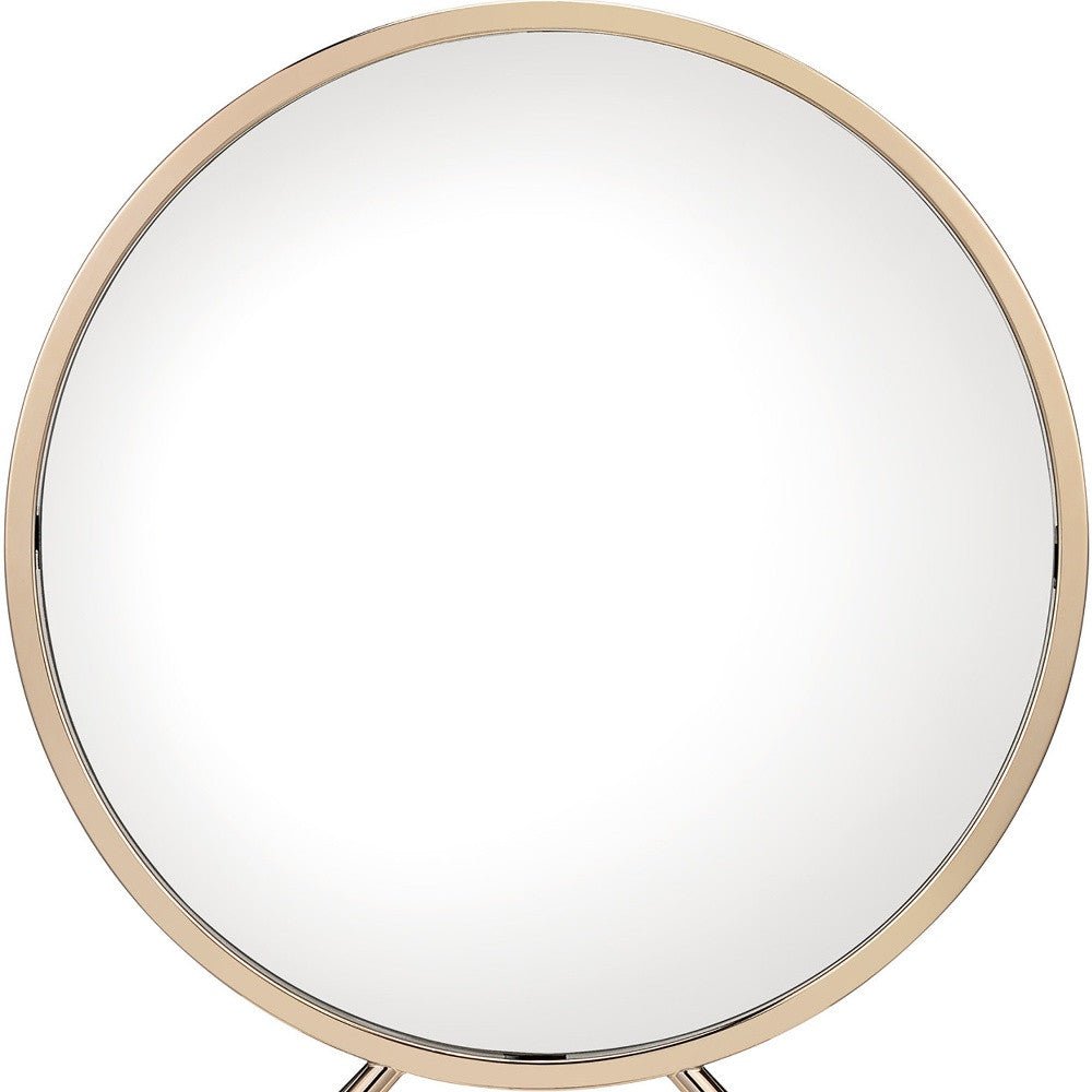 16" Round Makeup Shaving Tabletop Mirror - Montana Home & Kitchen Co.