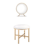 16" Round Makeup Shaving Tabletop Mirror - Montana Home & Kitchen Co.