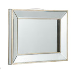 16" Silver Glass Framed Accent Mirror - Montana Home & Kitchen Co.