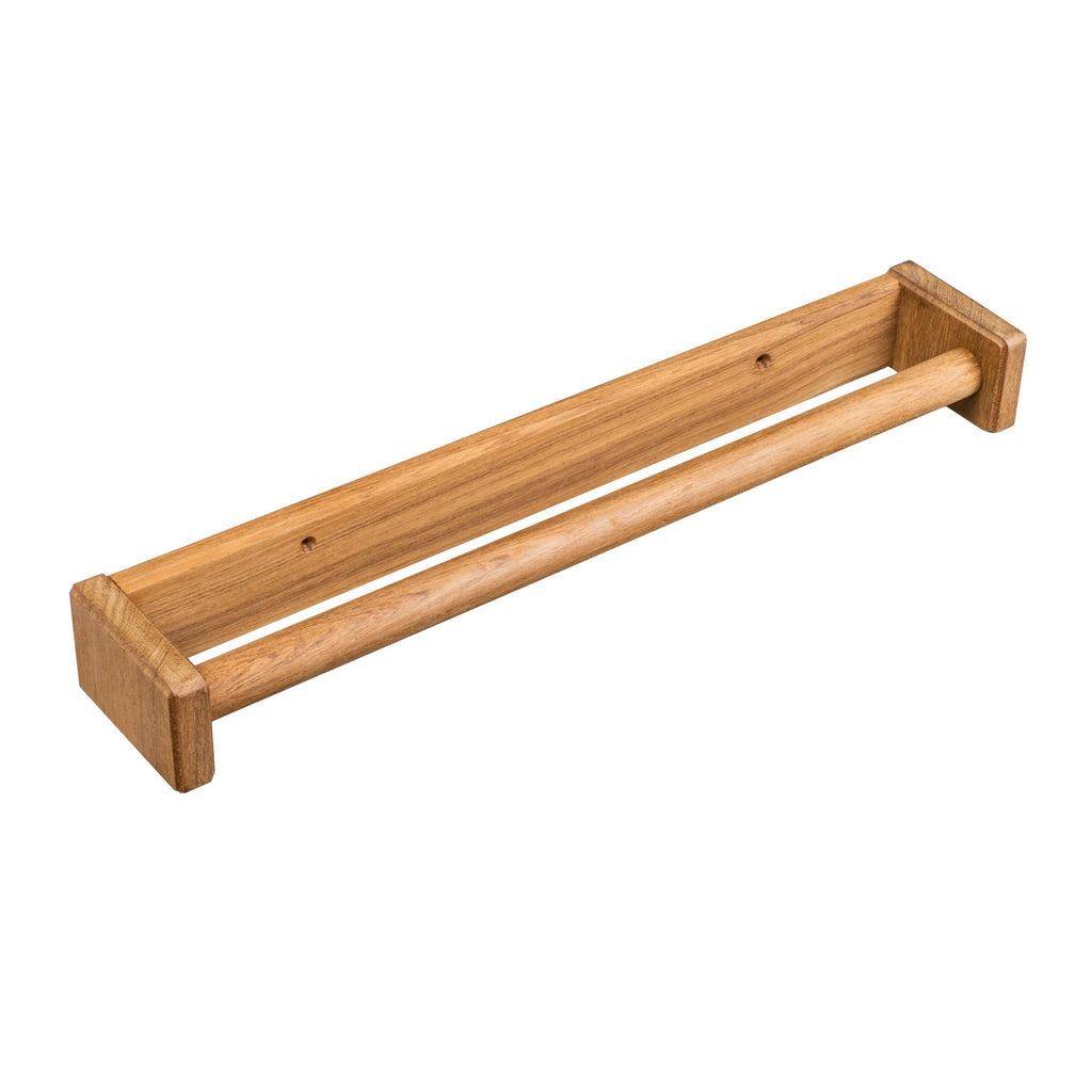 16" Traditional Solid Teak Towel Bar - Montana Home & Kitchen Co.