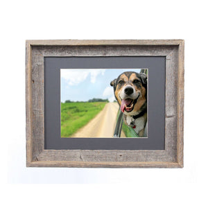 16X20 Rustic Cinder Picture Frame With Plexiglass Holder - Montana Home & Kitchen Co.