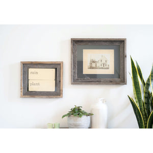 16X20 Rustic Cinder Picture Frame With Plexiglass Holder - Montana Home & Kitchen Co.