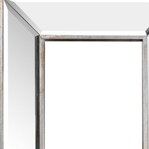 18" Silver Framed Accent Mirror - Montana Home & Kitchen Co.