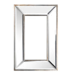 18" Silver Framed Accent Mirror - Montana Home & Kitchen Co.