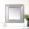 18" Wall Mounted Vintage Style Glass Frame Accent Mirror - Montana Home & Kitchen Co.