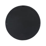 20" Black Round Wood Framed Accent Mirror - Montana Home & Kitchen Co.