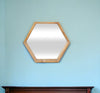 21" Brown Unframed Accent Mirror - Montana Home & Kitchen Co.