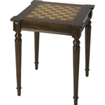 22" Dark Brown And Brown Square Coffee Table - Montana Home & Kitchen Co.