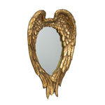 22" Gold Heart Resin Framed Accent Mirror - Montana Home & Kitchen Co.