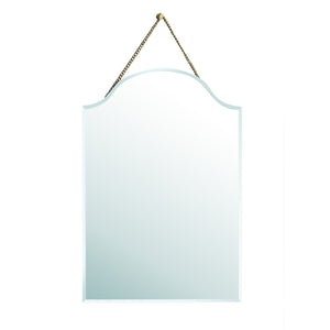 22" Gold Irregular Unframed Accent Mirror - Montana Home & Kitchen Co.