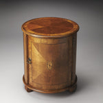 24" Brown Round End Table - Montana Home & Kitchen Co.