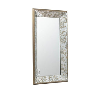 24" Silver Glass Framed Accent Mirror - Montana Home & Kitchen Co.