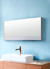 24" White Framed Bathroom Vanity Mirror - Montana Home & Kitchen Co.