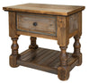 27" Brown One Drawer Nightstand - Montana Home & Kitchen Co.