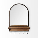 30" Brown Wood Mirror - Montana Home & Kitchen Co.