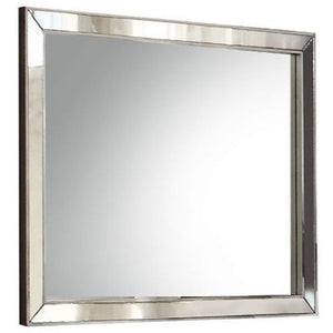 32" Platinum Framed Dresser Mirror - Montana Home & Kitchen Co.