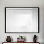 32" Silver Wood Framed Accent Mirror - Montana Home & Kitchen Co.