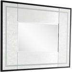 32" Silver Wood Framed Accent Mirror - Montana Home & Kitchen Co.