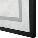 32" Silver Wood Framed Accent Mirror - Montana Home & Kitchen Co.