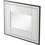 32" Silver Wood Framed Accent Mirror - Montana Home & Kitchen Co.