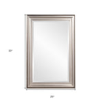 33" Silver Framed Accent Mirror - Montana Home & Kitchen Co.