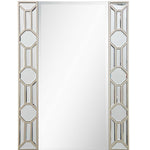 35" Champagne Accent Wood Framed Mirror - Montana Home & Kitchen Co.