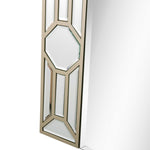 35" Champagne Accent Wood Framed Mirror - Montana Home & Kitchen Co.