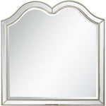 35" Champagne Novelty Accent Wood Mirror - Montana Home & Kitchen Co.