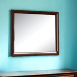 35" Espresso Framed Dresser Mirror - Montana Home & Kitchen Co.