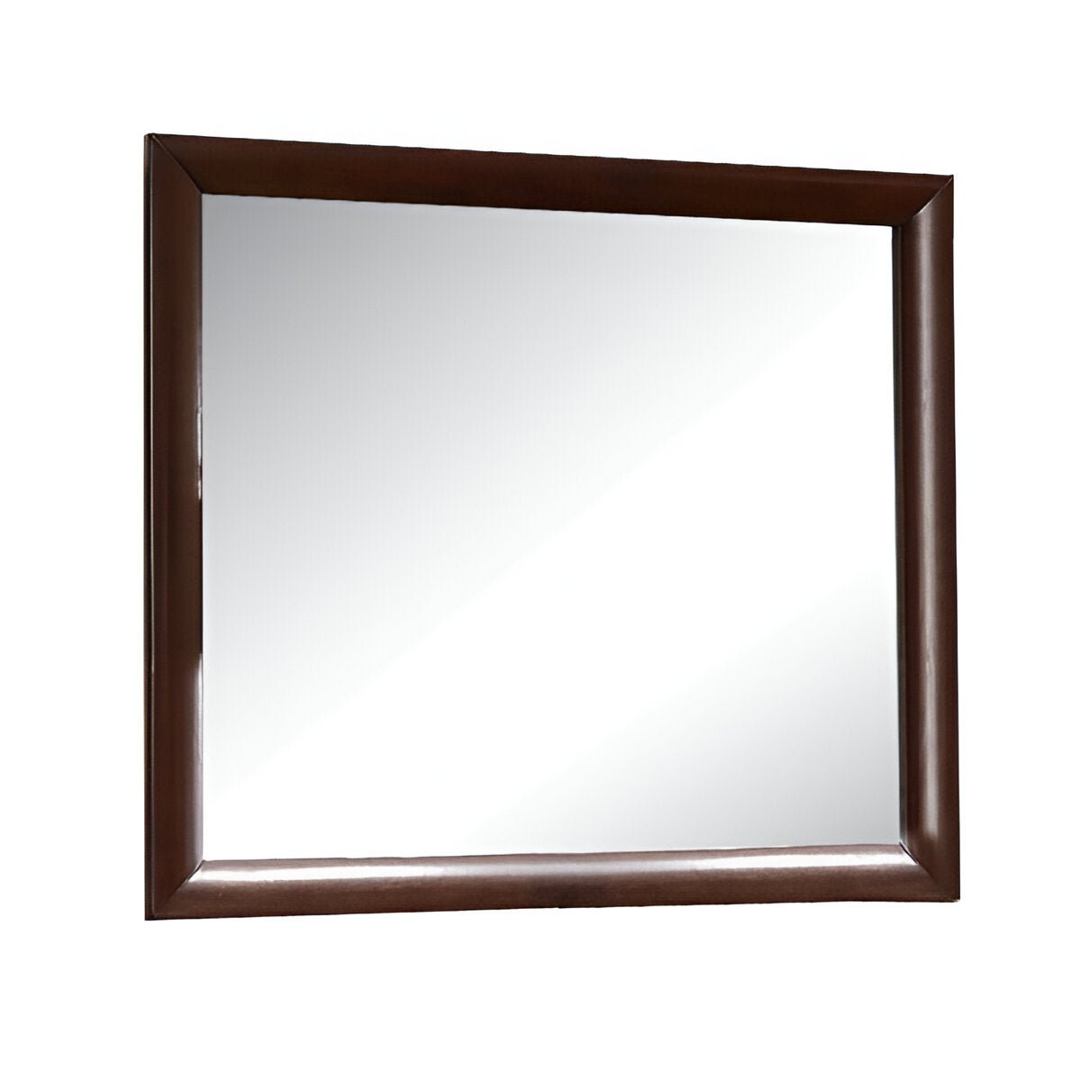 35" Espresso Framed Dresser Mirror - Montana Home & Kitchen Co.