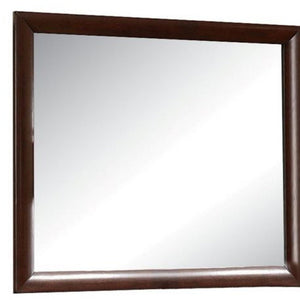 35" Espresso Framed Dresser Mirror - Montana Home & Kitchen Co.