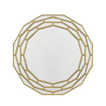 35" Gold Round Framed Accent Mirror - Montana Home & Kitchen Co.