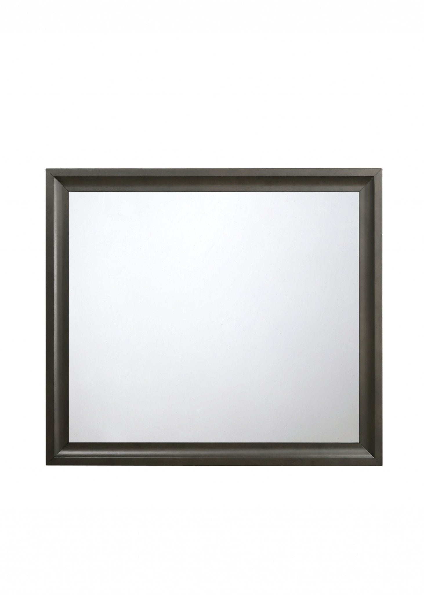 35" Gray Framed Accent Mirror - Montana Home & Kitchen Co.