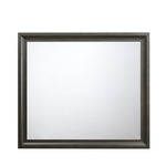 35" Gray Framed Accent Mirror - Montana Home & Kitchen Co.