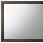 35" Gray Oak Framed Accent Mirror - Montana Home & Kitchen Co.