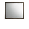 35" Gray Oak Framed Accent Mirror - Montana Home & Kitchen Co.