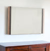 35" Natural Framed Accent Mirror - Montana Home & Kitchen Co.