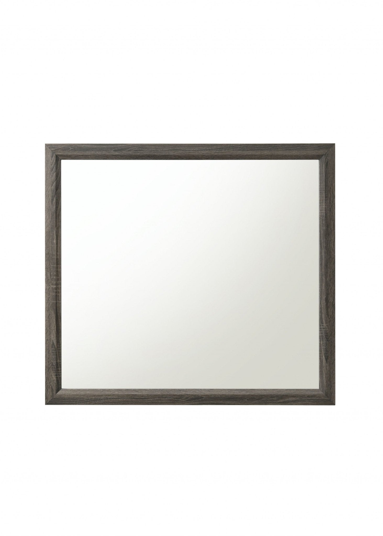 35" Rectangle Wall Mounted Accent Mirror With Frame - Montana Home & Kitchen Co.