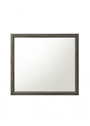 35" Rectangle Wall Mounted Accent Mirror With Frame - Montana Home & Kitchen Co.