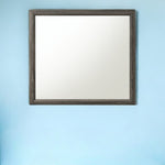 35" Rectangle Wall Mounted Accent Mirror With Frame - Montana Home & Kitchen Co.