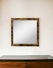 35" Rustic Oak Rectangle Dresser Mirror Mounts To Dresser With Frame - Montana Home & Kitchen Co.